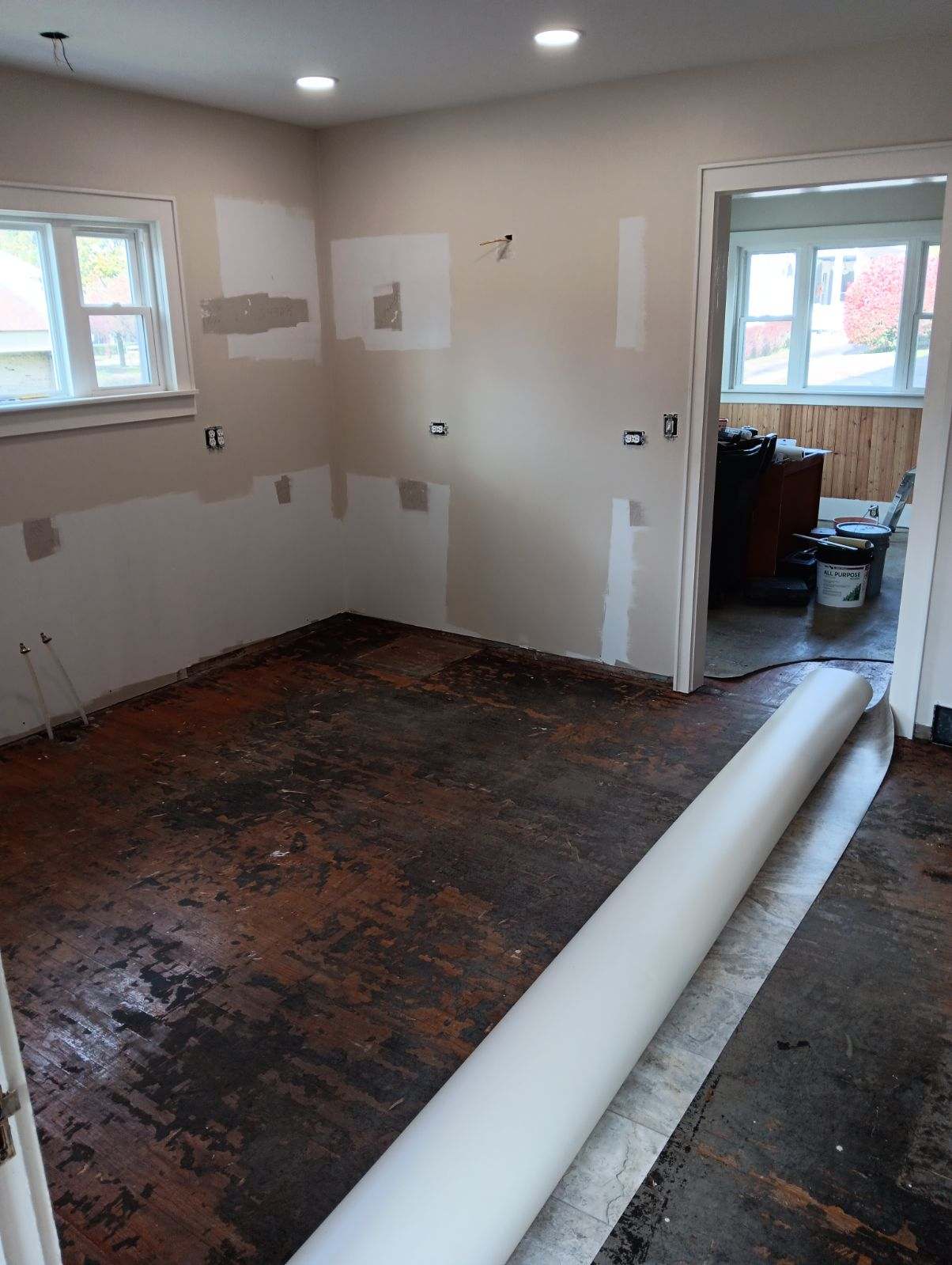 Kitchen before cabinets